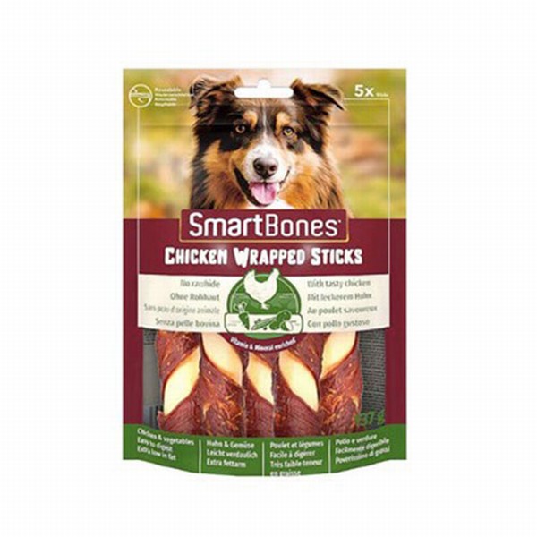 SmartBones Tavuk Sargılı Stick Köpek Ödülü Medium 137 Gr