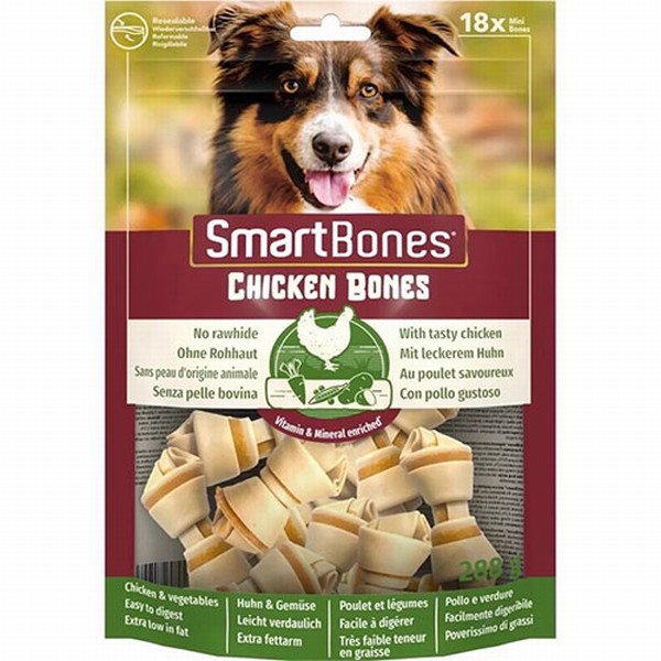 SmartBones Tavuklu Düğüm Köpek Ödül Kemiği Mini 18