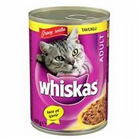 Whiskas Gravy Soslu Tavuklu Yetişkin Kedi Konservesi 6 Adet 400 Gr