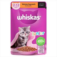 Whiskas Pouch Sos Ä°Ã§inde KÃ¼mes HayvanlÄ± Yavru Kedi Konservesi 28 Adet 85 Gr