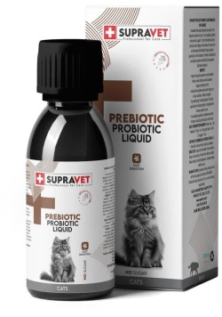 Supravet Kediler İçin Bağışıklık Güçlendirici Sıvı Probiyotik ve Prebiyotik Takviyesi 100ml