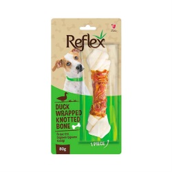Reflex Ördek Etli Düğüm Kemik Köpek Ödülü 80gr