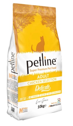 Petline Delicate Chicken Selection Tavuklu Düşük Tahıllı Yetişkin Kedi Maması 12kg
