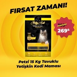 Petzi Cat Premium Tavuklu 15 Kg Yetişkin Kedi Maması