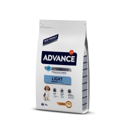 Advance Light Tavuklu ve Pirinçli Orta Irk Yetişkin Köpek Maması 3kg