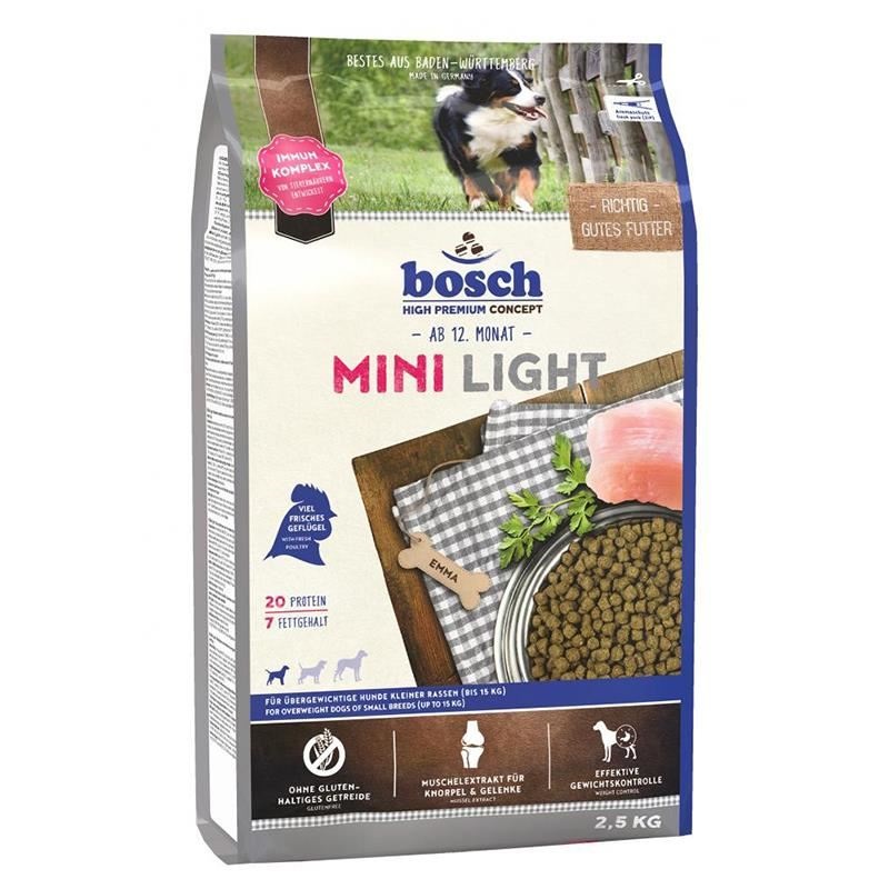 Bosch Mini Light Küçük Irk Tahılsız Diyet Köpek Maması 2,5 Kg