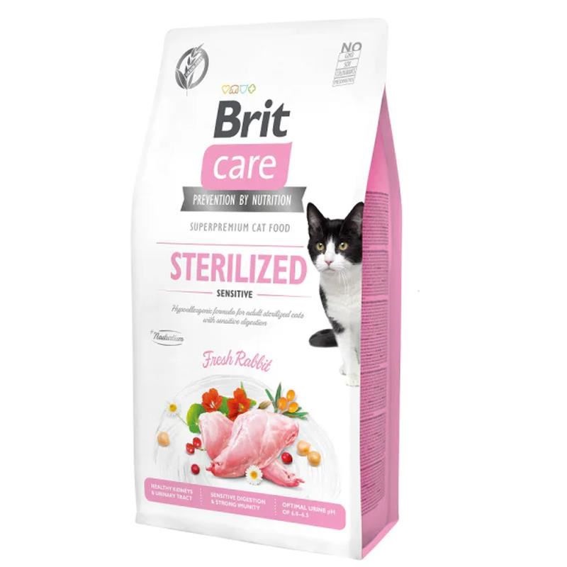 Brit Care Hypo-Allergenic Sindirim Sistemi Destekleyici Tahılsız Kısırlaştırılmış Kedi Maması 7kg