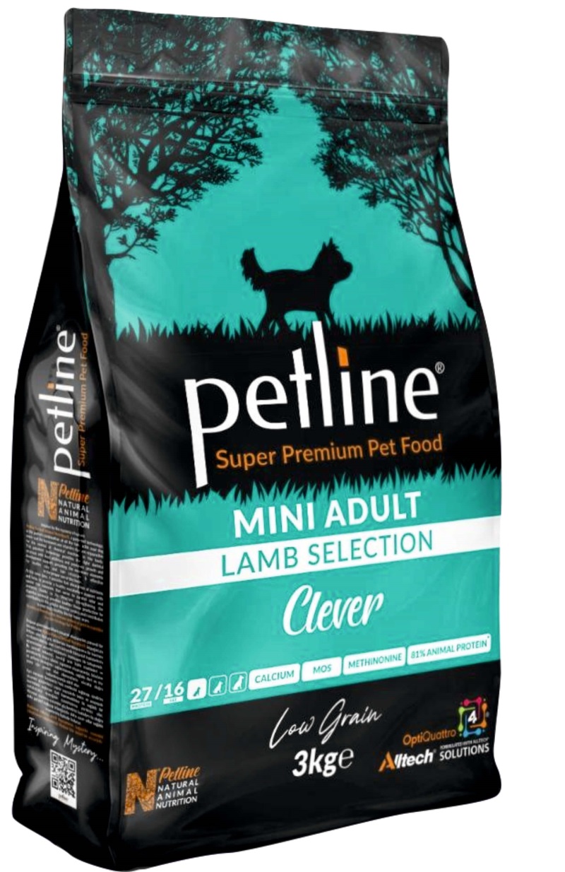 Petline Clever Lamb Selection Kuzu Etli Düşük Tahıllı Küçük Irk Yetişkin Köpek Maması 3kg