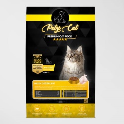 Petzi Cat Premium 15 Kg Tavuklu Yetişkin Kedi Maması 