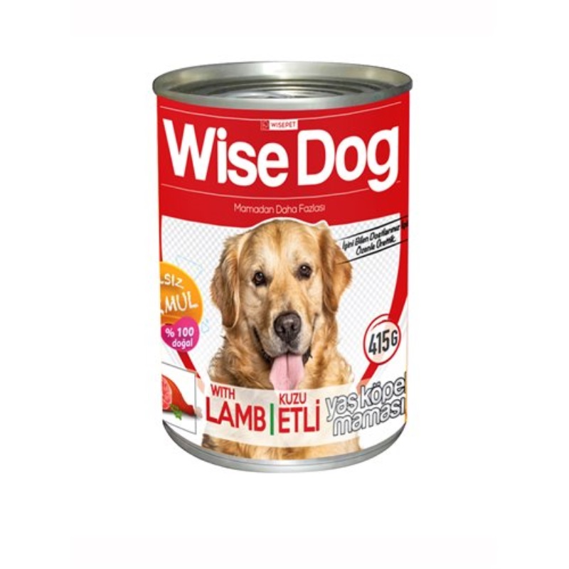 Wise Dog Kuzu Etli Köpek Konserve 415 Gr 20 Li