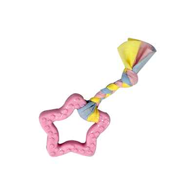 EuroDog Puppy Toys Pembe Beşgen Diş Kaşıma Oyuncağı