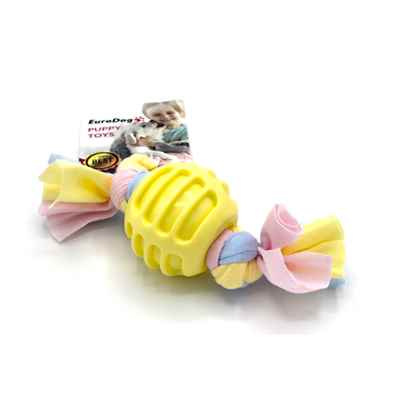 EuroDog Puppy Toys Sarı Ufak Top Diş Kaşıma Oy.