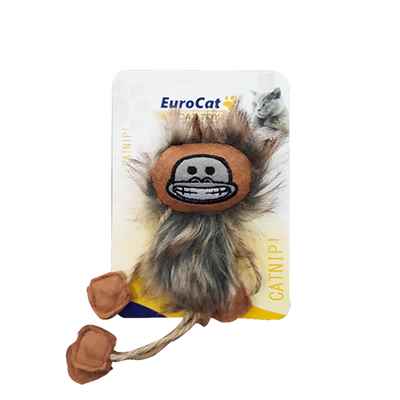 EuroCat Kedi Oyuncağı Püsküllü Maymun 19 cm