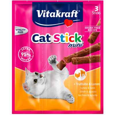 Vitakraft Cat Stick Kuzu+Hindi 3 ad 18 gr
