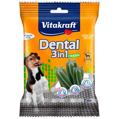 Vitakraft Köpek Naneli Diş Bakımı ödül 3ü1 7 ad 120gr 12