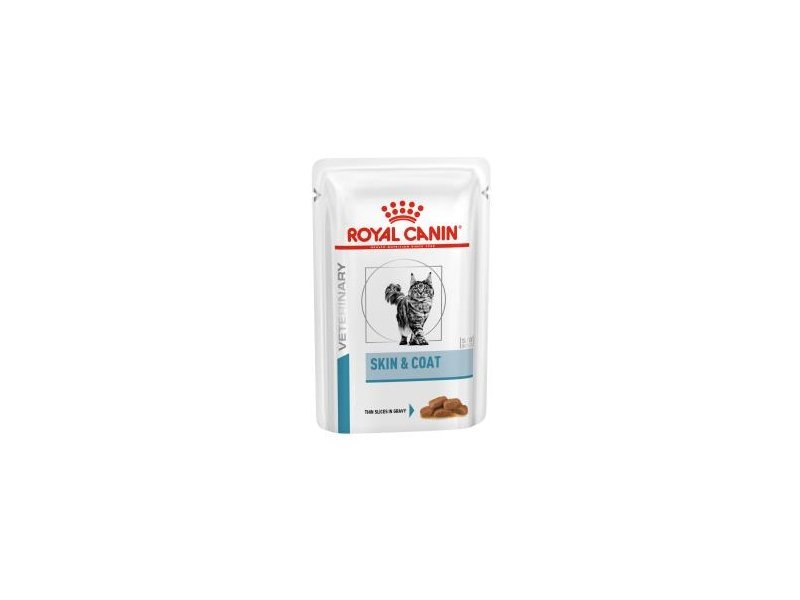 Royal Canin Veterinary Diet Skin Coat Kedi Pouch 85 Gr