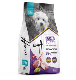 Woff Super Premium Kuzu Etli Yavru Köpek Maması 2.5 kg
