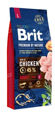 Brit Premium By Nature Adult L Büyük Irk Tavuklu Yetişkin Köpek Maması 15 Kg