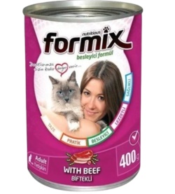 Formix Biftekli Yetişkin Kedi Konservesi 400 gr