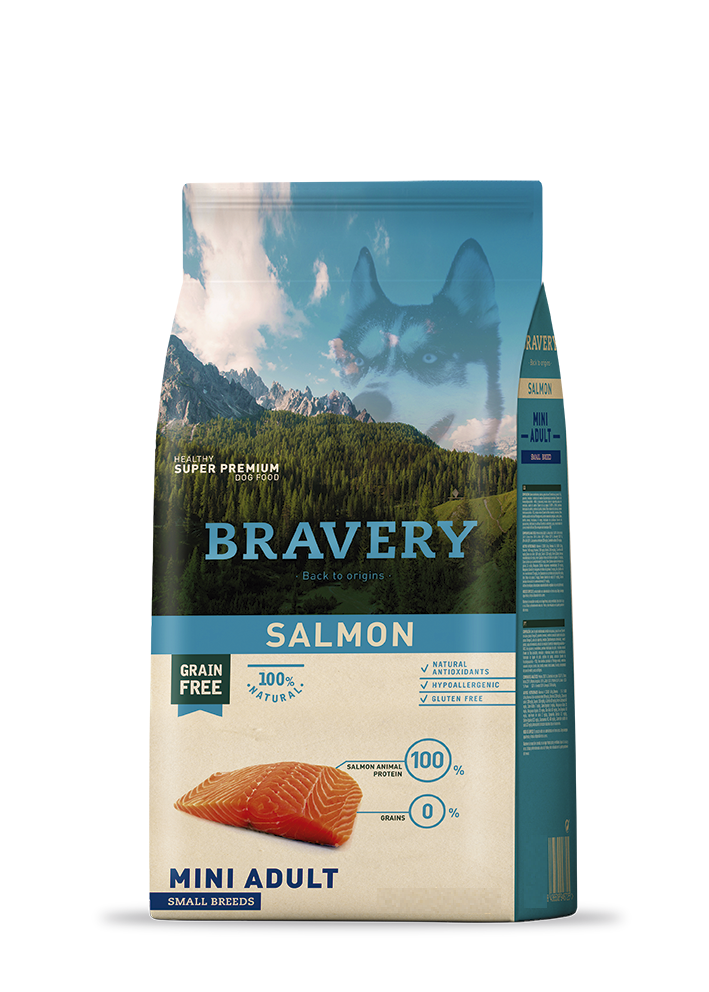 Bravery Adult Small Breed Salmon Tahılsız Somon Balıklı Küçük Irk Yetişkin Köpek Maması 2 Kg
