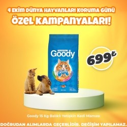 Goody 15 Kg Balıklı Yetişkin Kedi Maması