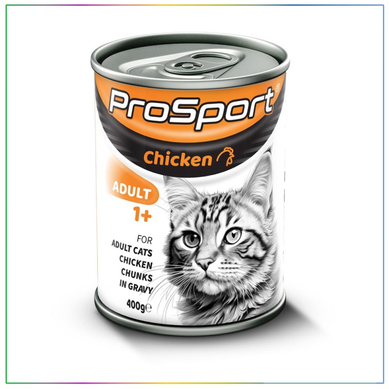 Prosport Chunk Tavuk Etli Yetişkin Kedi Konservesi 400 gr x 24 Adet