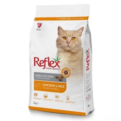 Reflex Tavuklu ve Pirinçli Yetişkin Kedi Maması 2kg