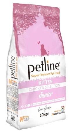 Petline Chicken Selection Junior Tavuklu Düşük Tahıllı Yavru Kedi Maması 10kg