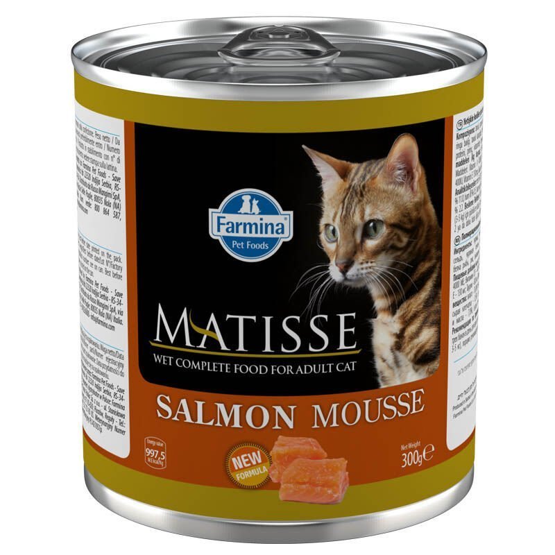 Matisse Kiyilmiş Somon Balıklı Yetişkin Kedi Konservesi 300 Gr