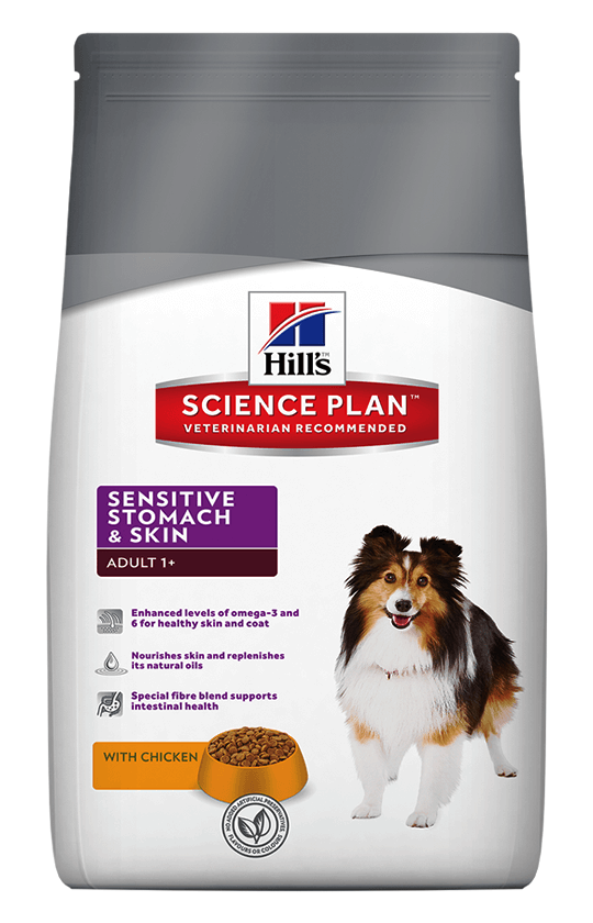 Hills Science Plan Tavuklu Hassas Deri Yapısı için Yetişkin Köpek Maması 3 Kg