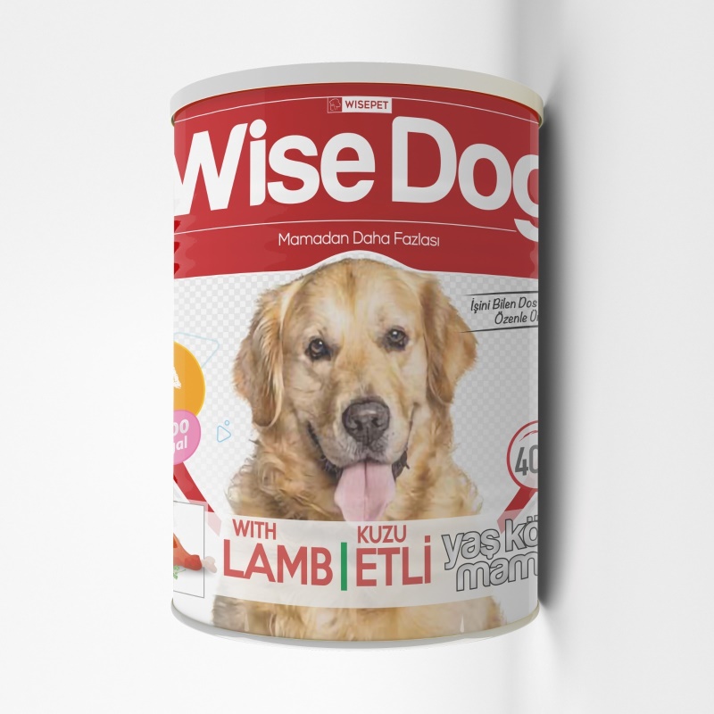 Wise Dog Kuzu Etli Yetişkin Köpek Konserve 400 Gr x 24 Adet