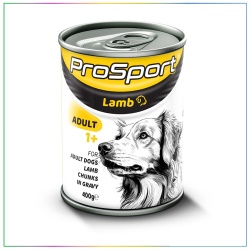 Prosport Chunk Kuzu Etli Yetişkin Köpek Konservesi 400 gr x24 Adet