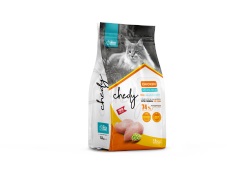 Chedy Super Premıum Kısırlaştırılmış Tavuklu Yetişkin Kedi Maması 10 Kg