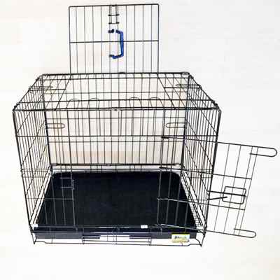 Kedi - Yavru Köpek Kafesi Siyah 61x43x53 (1)