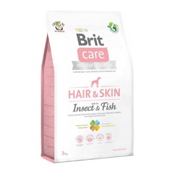 Brit Care Hair Skin Böcekli ve Balıklı Hipoalerjenik Köpek Maması 3 Kg