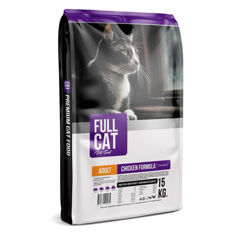 Full Cat Tavuklu Yetişkin Kedi Maması 15 Kg