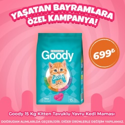 Goody 15 Kg Tavuklu Yavru Kedi Maması Bayram Özel