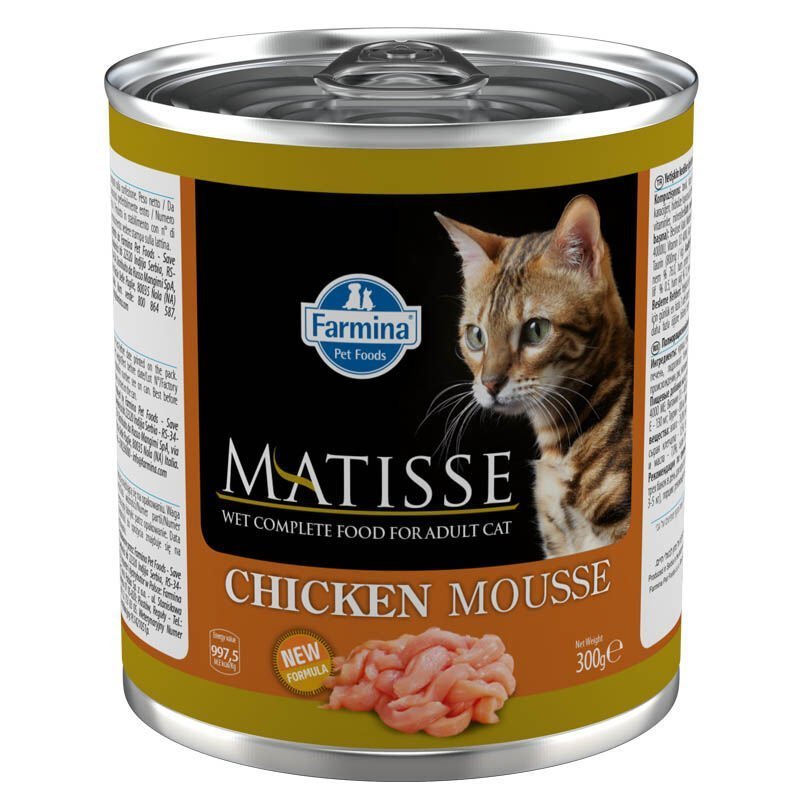 Matisse Kiyilmiş Tavuklu Yetişkin Kedi Konservesi 300 Gr