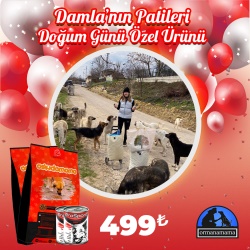 Damlanın Patileri Doğum Günü Özel Ürünü