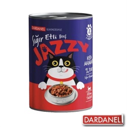 Dardanel Jazzy Sığır Etli Kedi Konservesi 400gr x 24 Adet