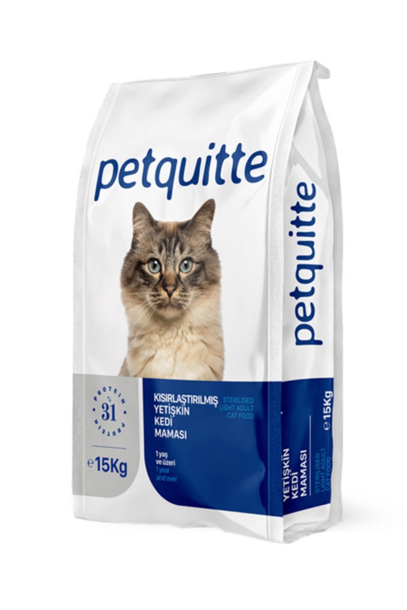 Petquitte Kısırlaştırılmış Somonlu Yetişkin Kedi Maması