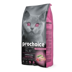 ProChoice 37 Tavuklu ve Pirinçli Yavru Kedi Maması 2kg