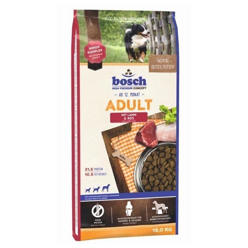 Bosch Adult Lamb & Rice Tahılsız Kuzu Etli Köpek Maması 15 Kg