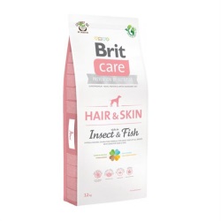 Brit Care Hair Skin Böcek ve Balıklı Deri Tüy Sağlığı için Yetişkin Köpek Maması 12 Kg