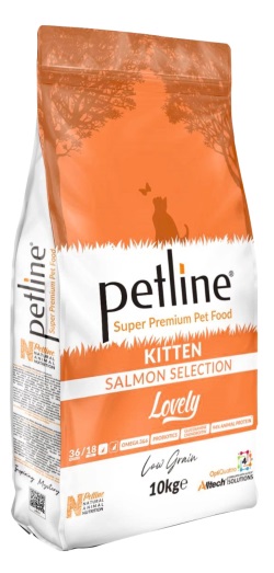Petline Lovely Salmon Selection Somonlu Düşük Tahıllı Yavru Kedi Maması 10kg
