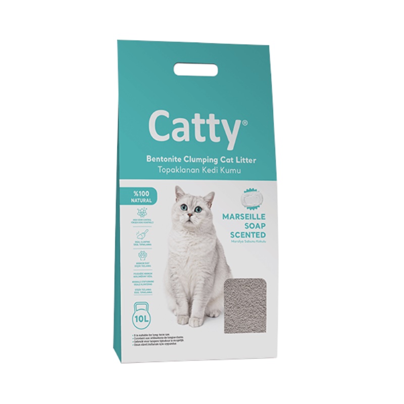 Catty Marsilya Sabun Kokulu Kedi Kumu 10 lt x 2 Adet