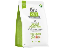 Brit Care Digest - Relax Tavuklu Larva Proteinli Orta Irk Yetişkin Köpek Maması 3kg