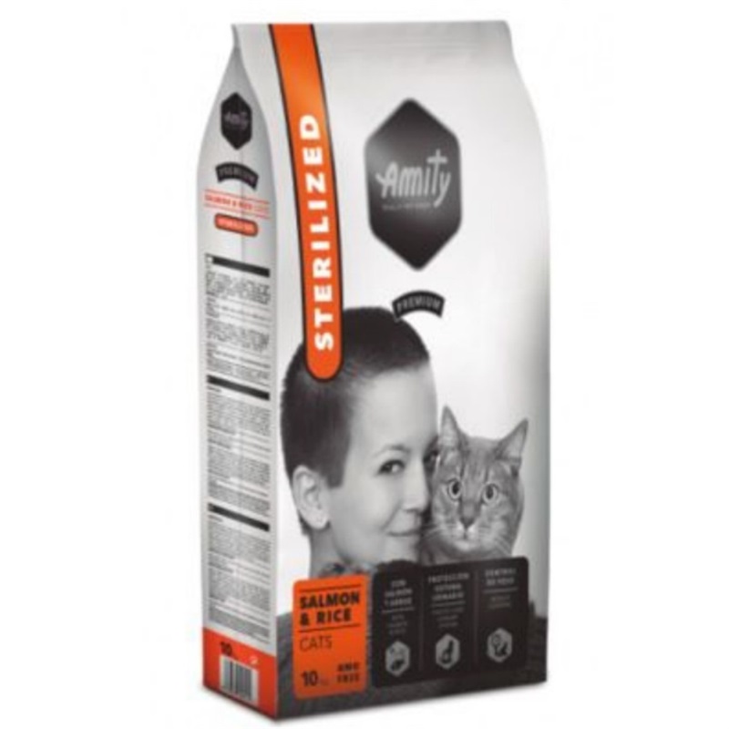 Amity Premium Somonlu Kısır Yetişkin Kedi Maması 10 Kg