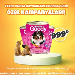 Goody Kuzu Etli Yetişkin Köpek Konservesi 24 Adet x 400gr