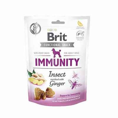 Brit Immunity Bağışıklık Destekleyici Zencefil ve Larva Proteinli Köpek Ödülü 150 Gr